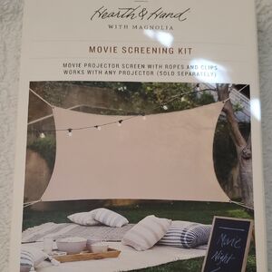 Hearth & Hand Outdoor Movie Screen Kit